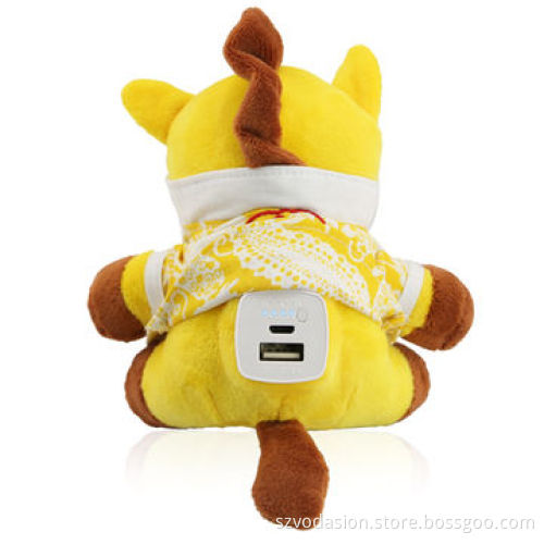 Hot sale new fashion universal 6,000mAh external portable cartoon horse power bank for gifts